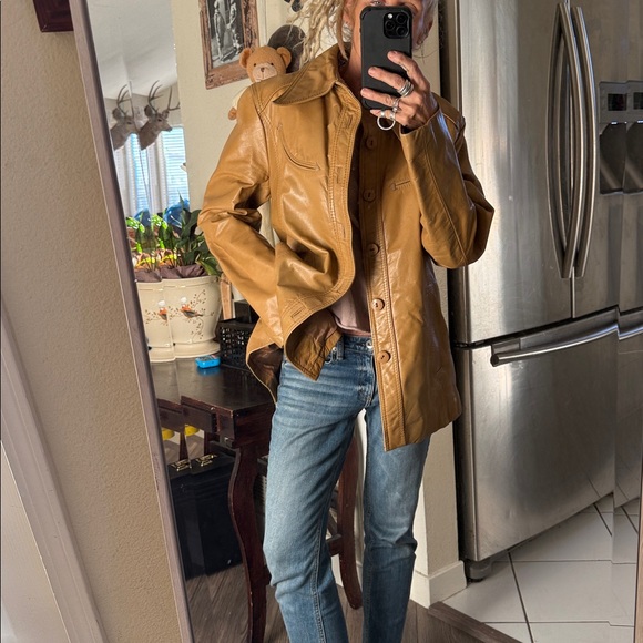 PIONEER Camel Leather western Jacket - Picture 5 of 16